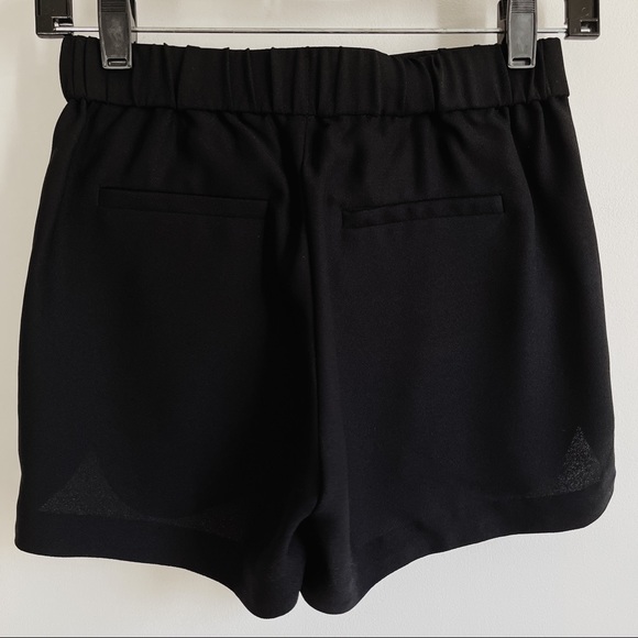 Madewell Drapey Pull-On Shorts in True Black Women’s XXS - Picture 5 of 9